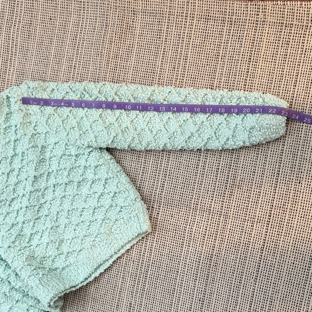 Dotti Mint Green Textured Women's Sweater in excellent condition - Picture 5 of 5